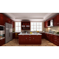 Beach Haven Raised (Bright White) Solid Wood Kitchen Cabinets